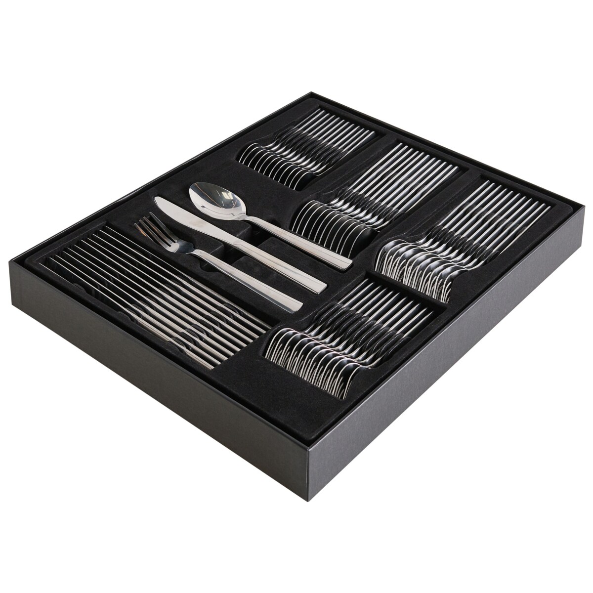 Zestaw sztućców 60 elementów PENNE Srebrny