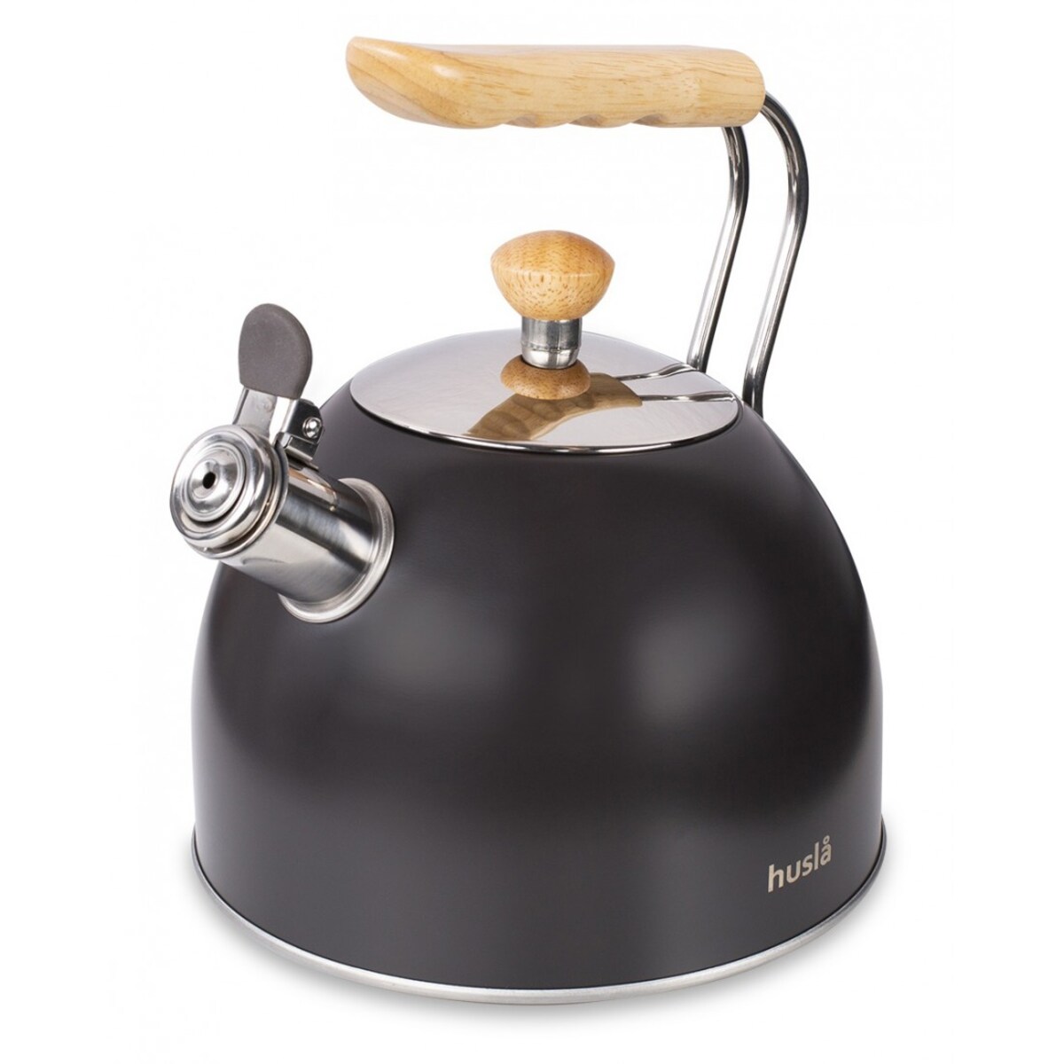 Czajnik z gwizdkiem czarny 2,5L HUSLA