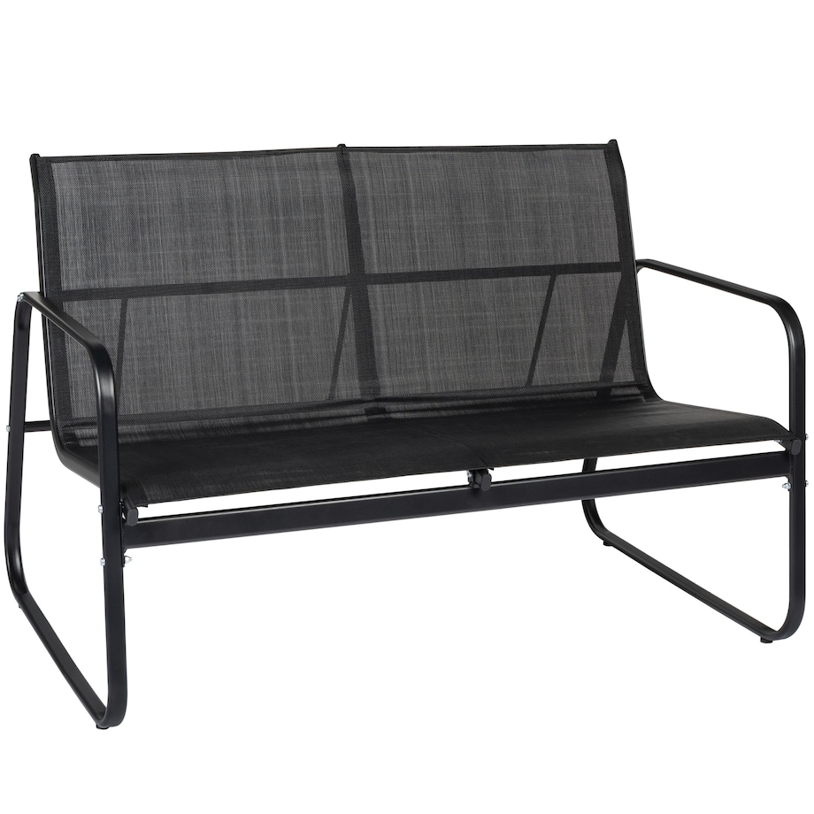 Zestaw mebli ogrodowych 2 x fotel sofa stolik czarny FUNFIT garden
