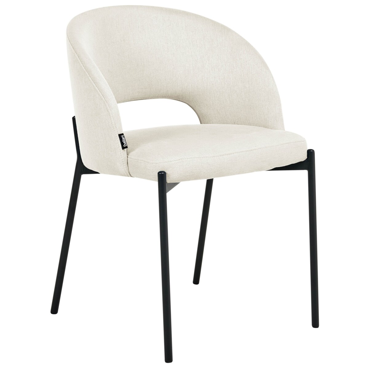 Zestaw 2 krzeseł do jadalni PENNY Jasnobeżowy