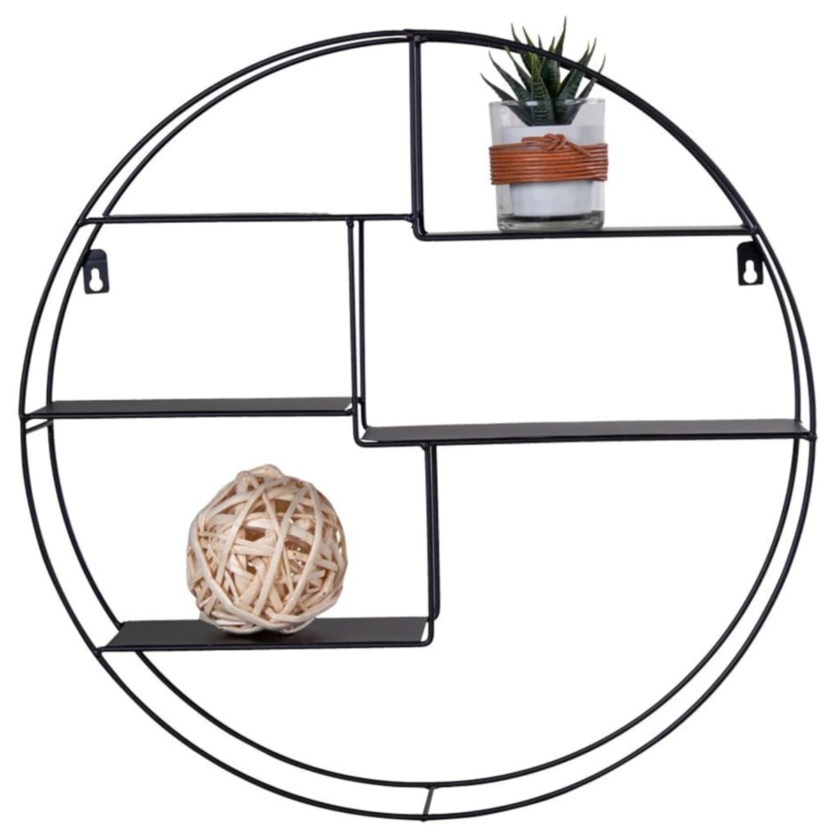House Nordic Półka Sophie, czarna stal