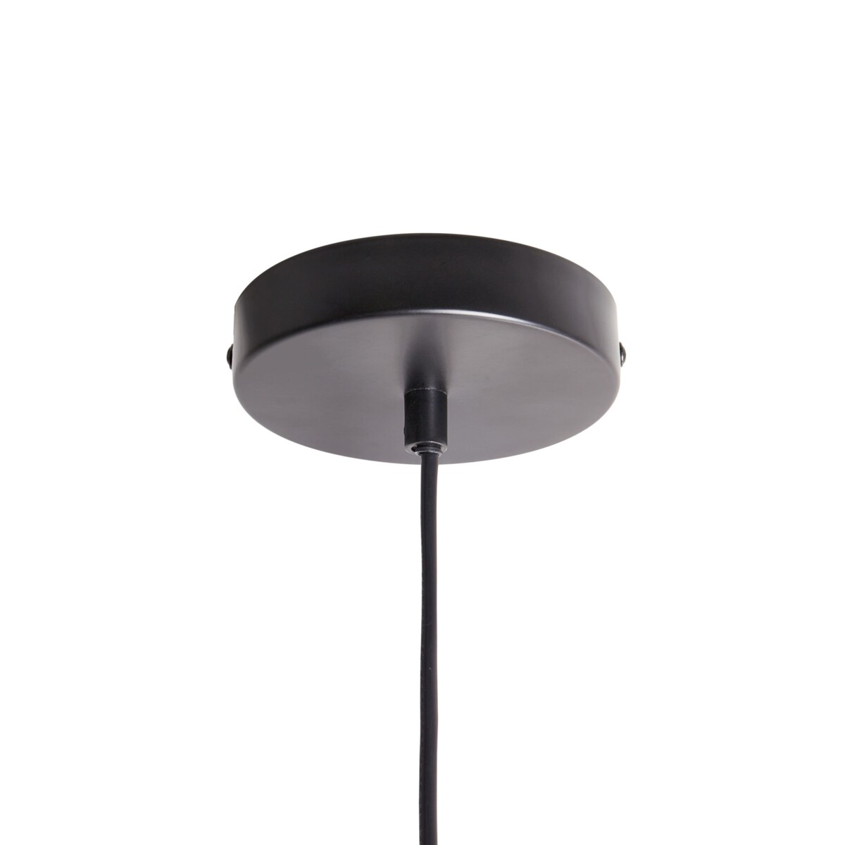 Lampa wisząca metalowa czarna MAHI