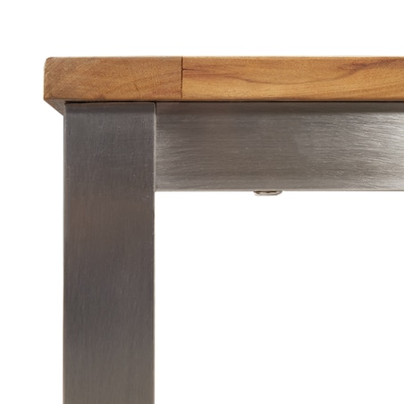 vidaXL Stół na zewnątrz 180x90x75 cm z litego drewna tekowego
