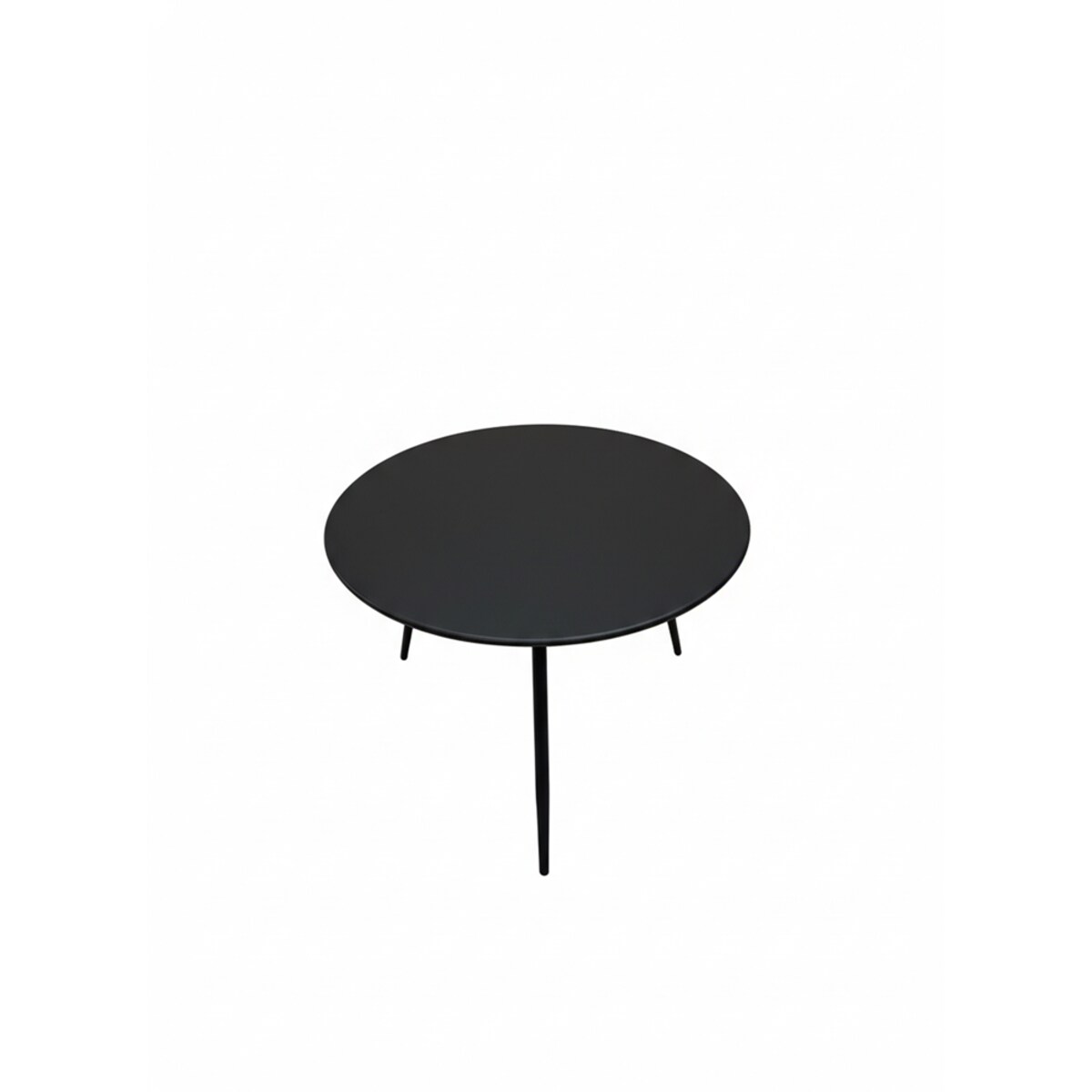 Stolik Kawowy Ogrodowy VIBE 60 Cm Stalowy 3 Nogi Szary