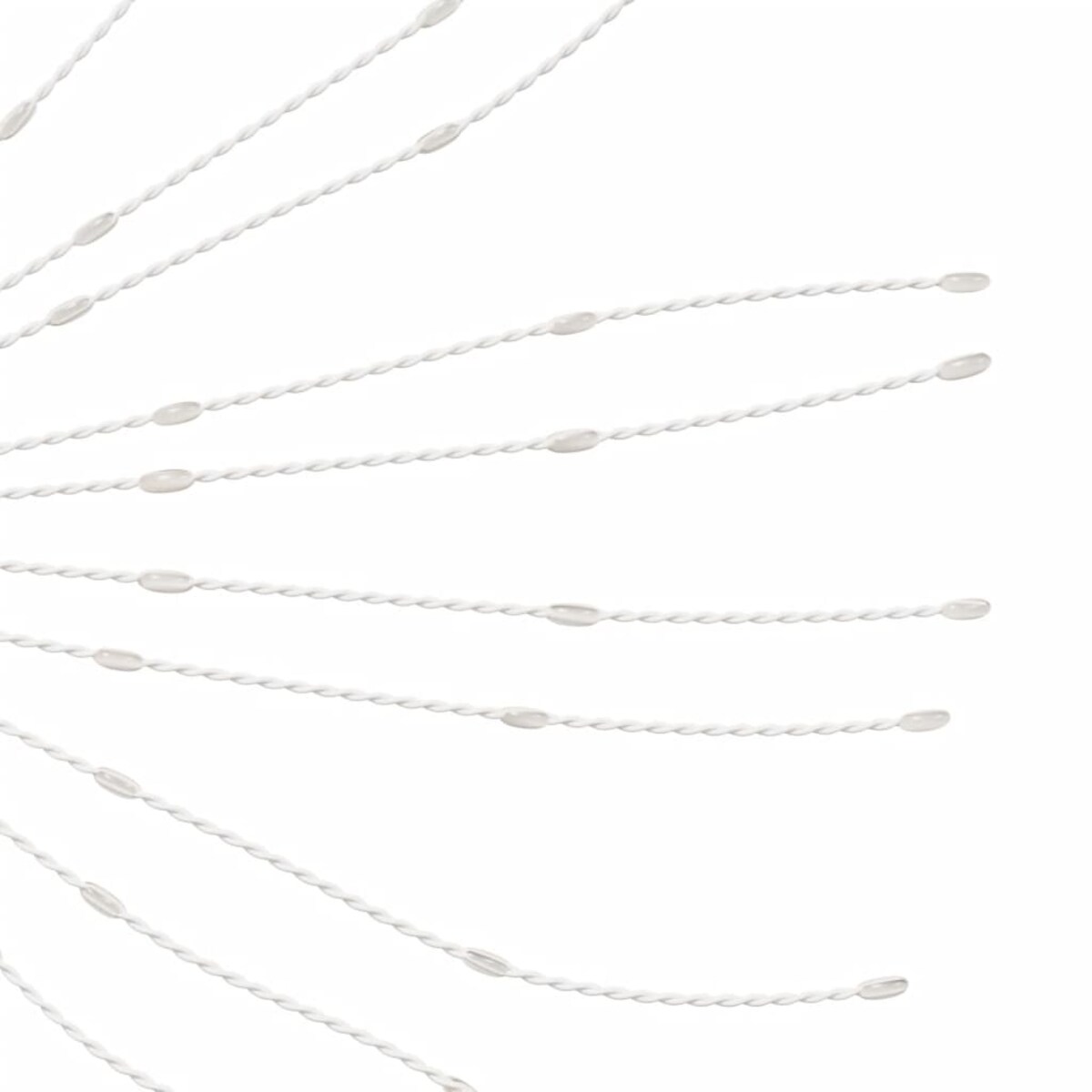 vidaXL Ozdoby świąteczne ze 140 lampkami LED, 8 szt., kolorowe, 17 cm