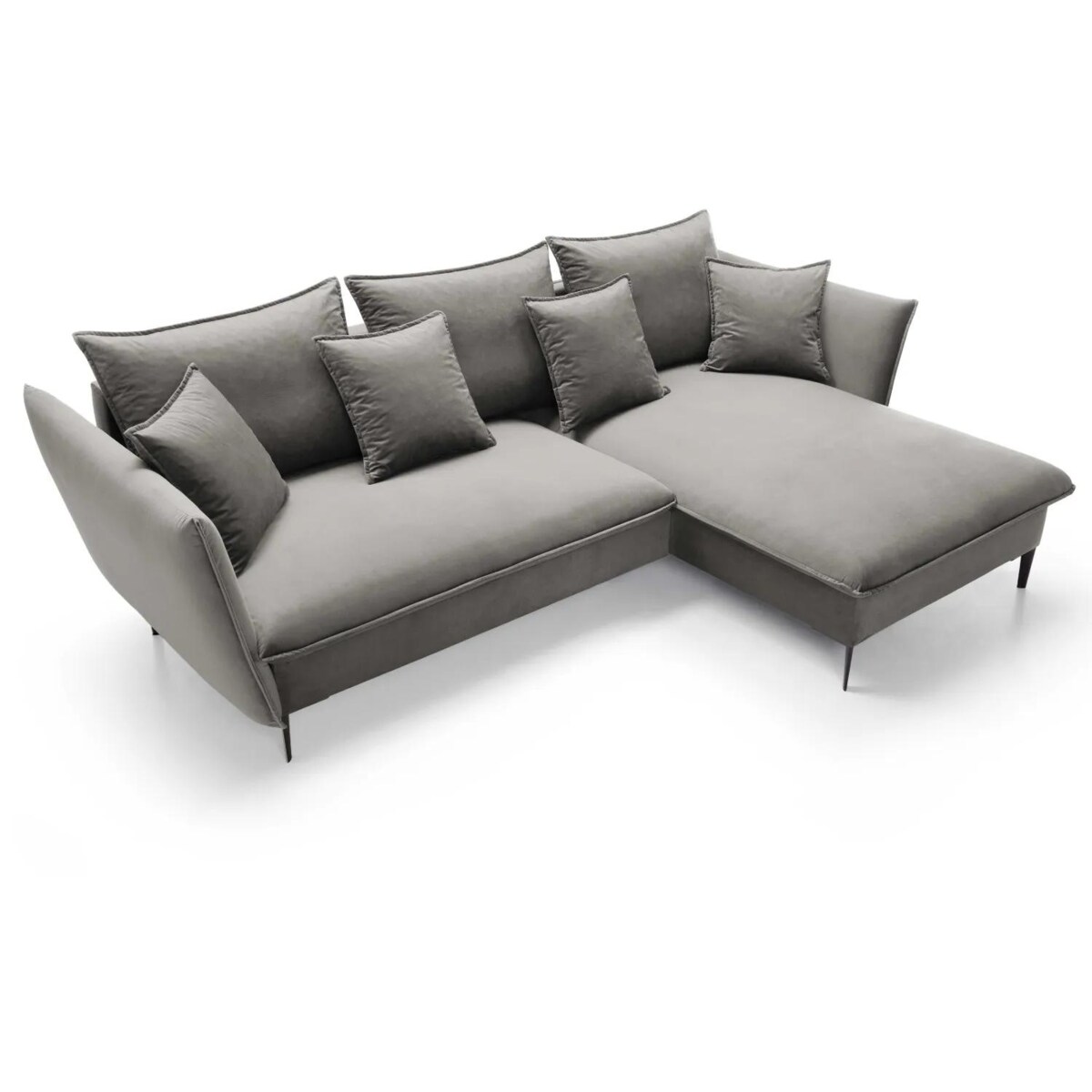 Narożnik z funkcją spania BOSS szary prawy/lewy