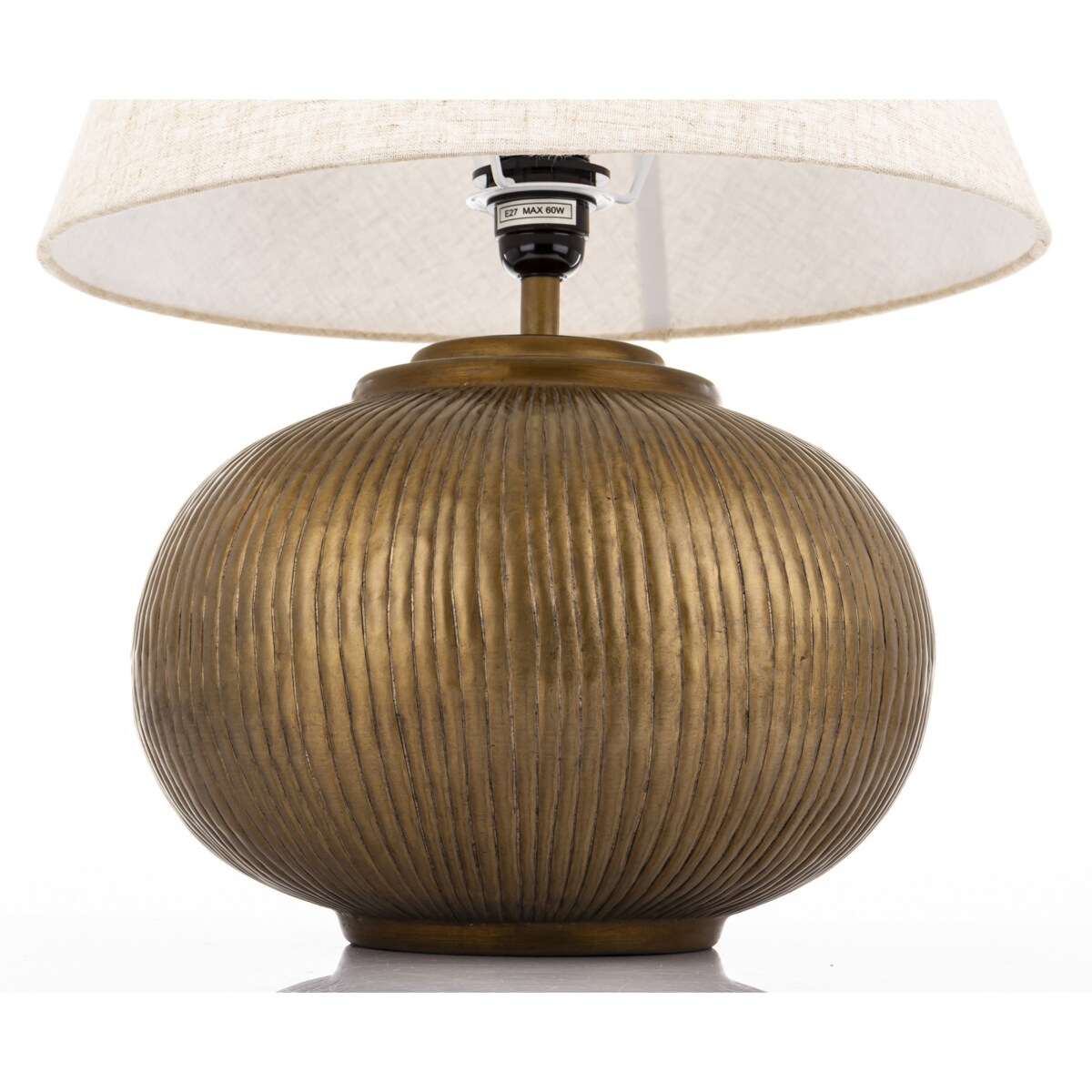 Lampa stołowa 51x40,5x40,5 cm TAVINI beżowy