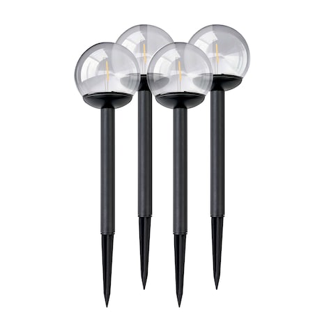 Lampki solarne do ogrodu kula led Ilumen 4szt.