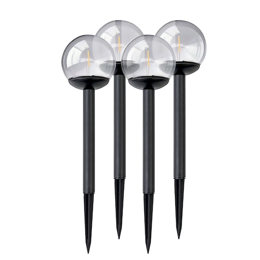 Lampki solarne do ogrodu kula led Ilumen 4szt.