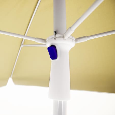 Parasol OGRODOWY plażowy UCHYLNY mocny średnica 200 cm łamany z uchwytem
