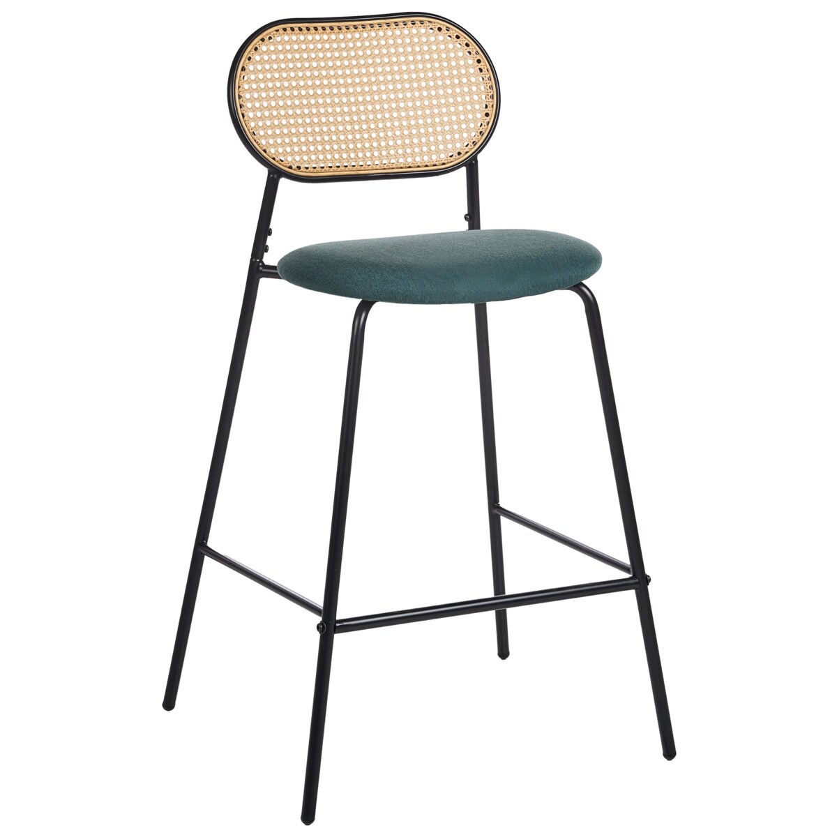 Zestaw 2 krzeseł barowych ADAVER Czarny