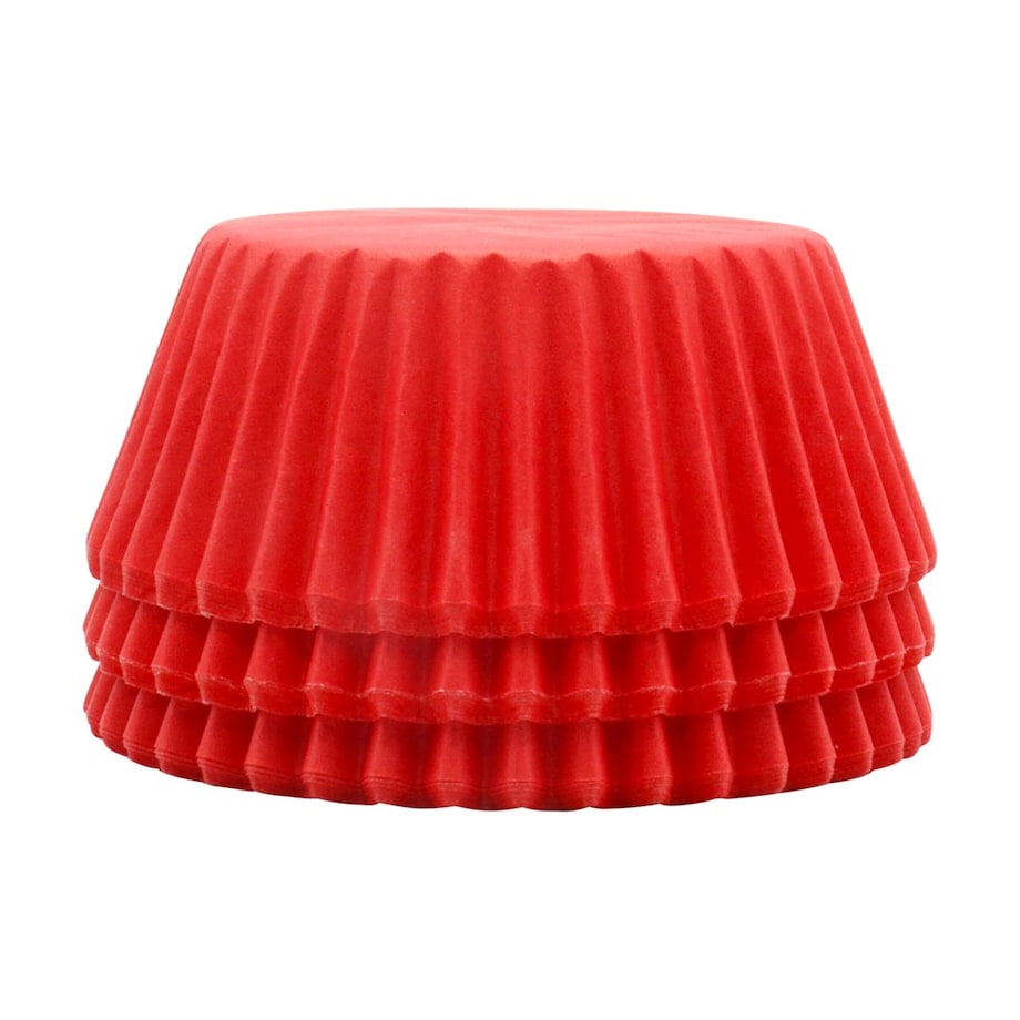 PME Papilotki do pieczenia babeczek (60 sztuk) czerwony