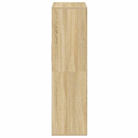 vidaXL Regał na książki, Sonoma Oak, materiał drewnopochodny