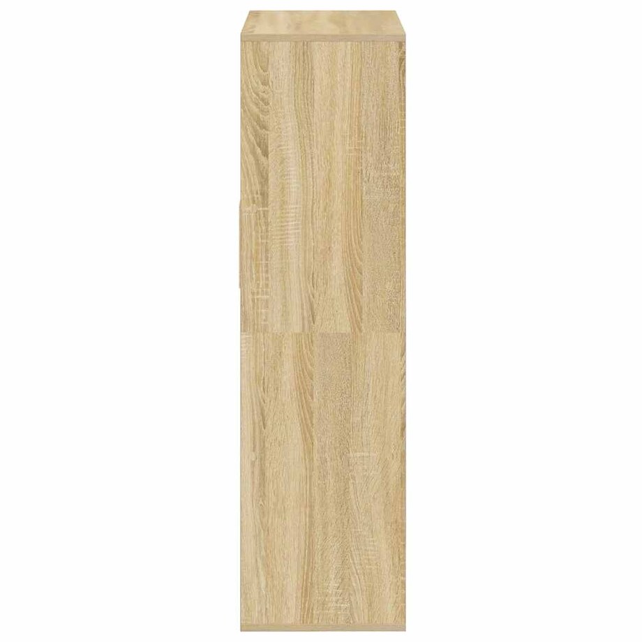 vidaXL Regał na książki, Sonoma Oak, materiał drewnopochodny