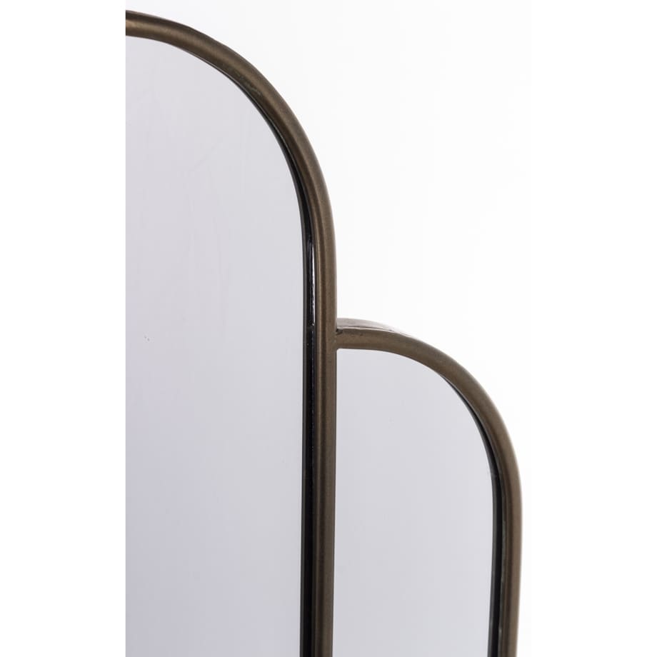 Lustro w metalowej ramie 81x66x2,5 cm