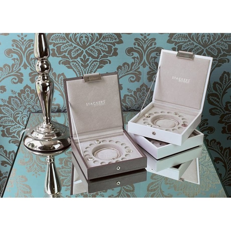 Szkatułka na bransoletkę i charmsy Stackers jasnoróżowa