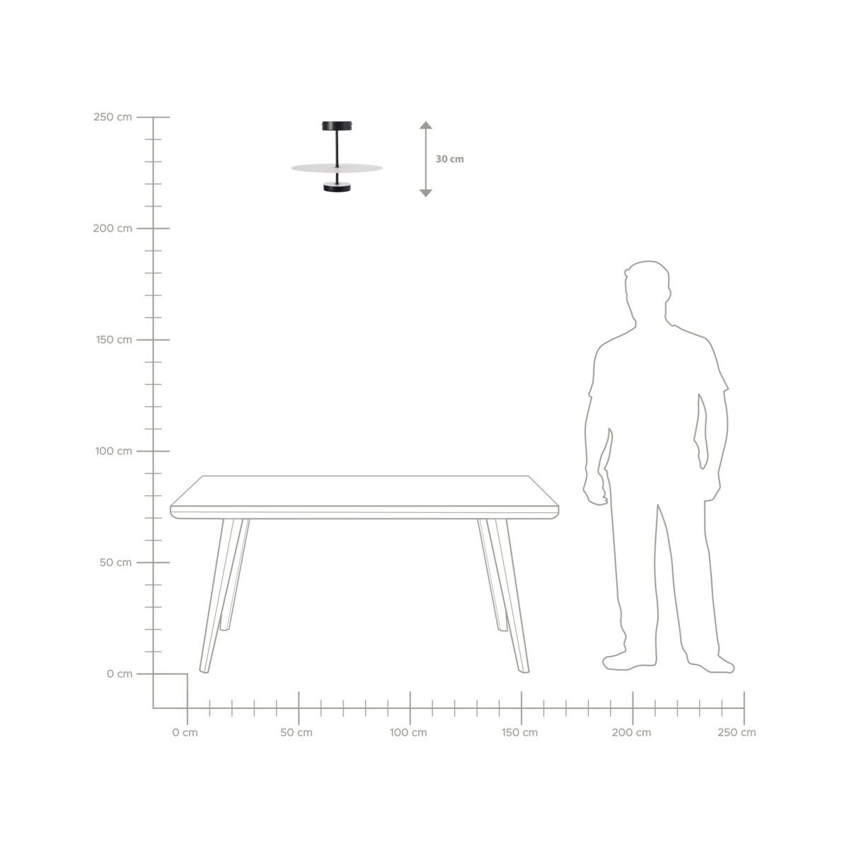 Lampa wisząca LED metalowa z pilotem czarna AFRAM