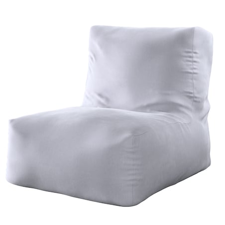 Pufo- fotel Poppy, srebrzysty szary, 87 x 31 x 75 cm, Posh Velvet