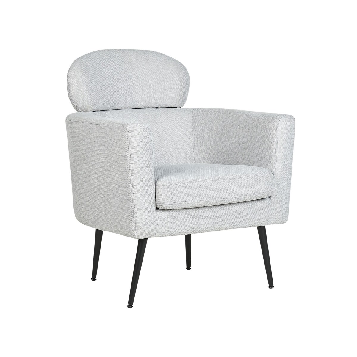 Fotel jasnoszary SOBY