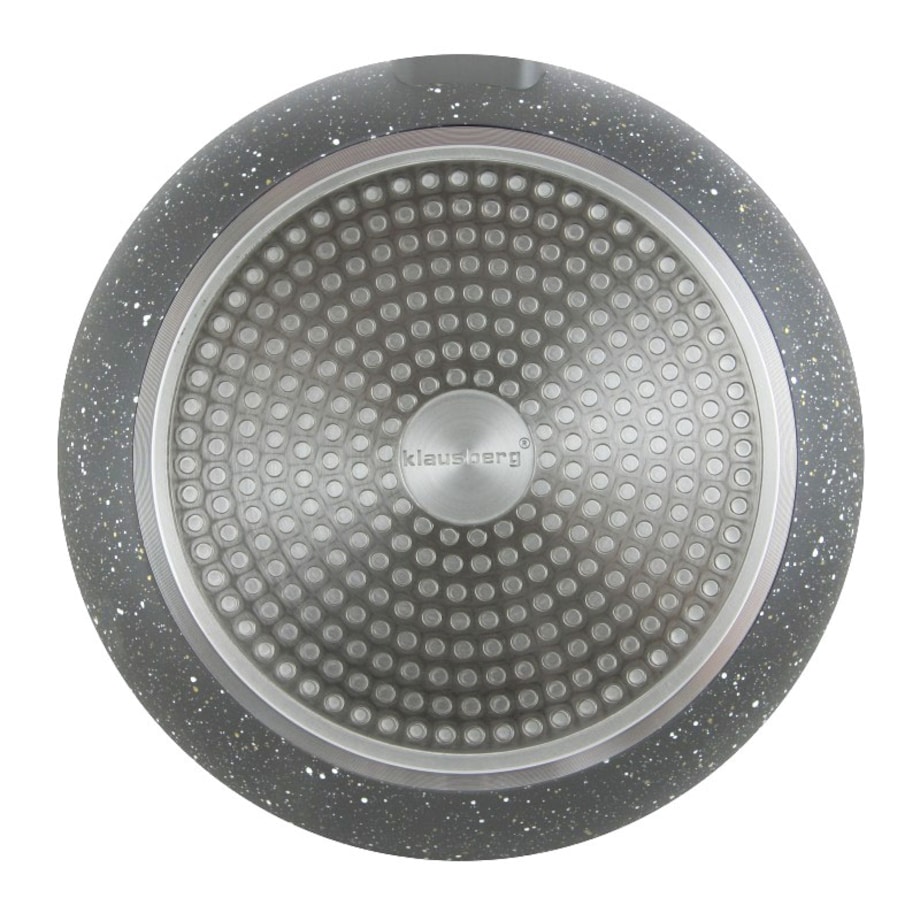 Patelnia granitowa 18cm indukcja gaz KLAUSBERG Marmo Grey
