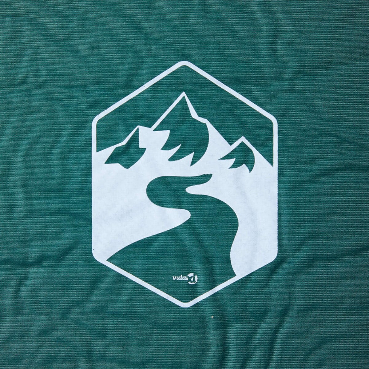 vidaXL Materac samopompujący z poduszką, 1-osobowy, zielony