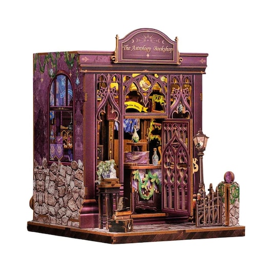 Miniaturowy domek mini Book Nook - Astrologia szczęścia- CuteBee