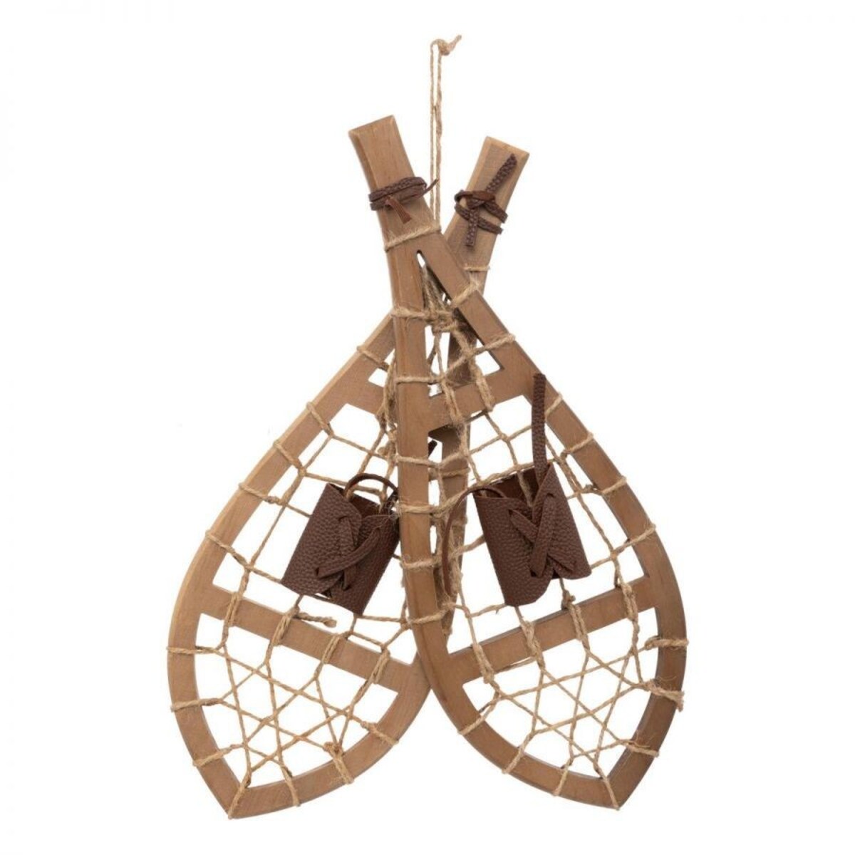 Dekoracja - rakiety śnieżne retro 50x19 cm TRUGER