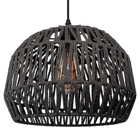 Lampa Wisząca Boho APP1483-1CP Czarna