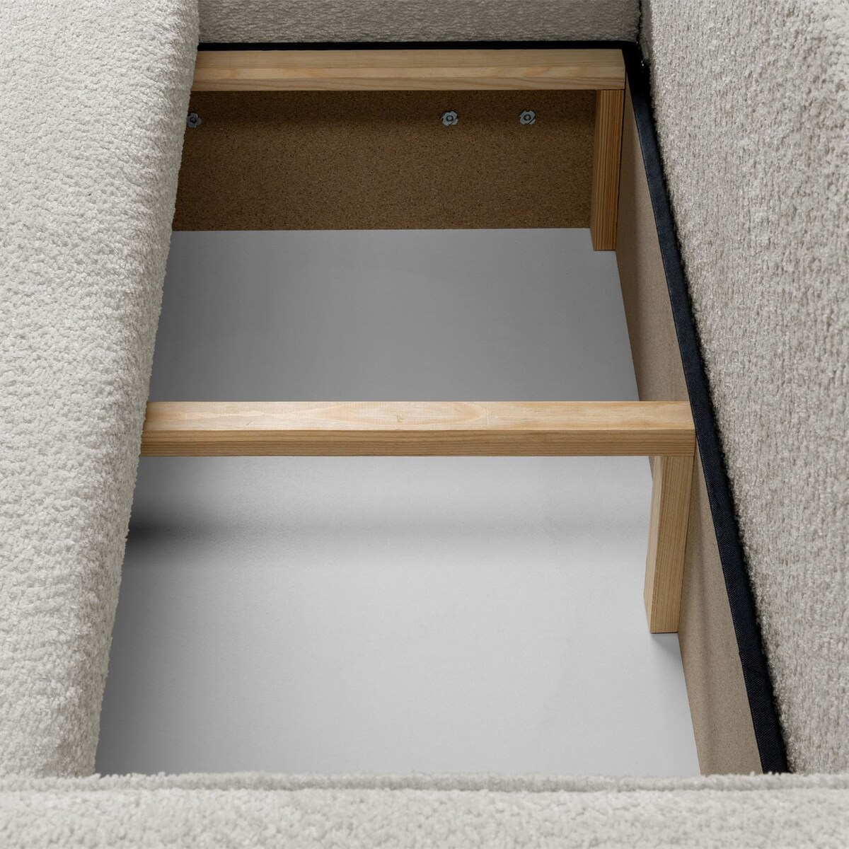 Rozkładany narożnik VENUS II z pojemnikiem na pościel, Coral 65