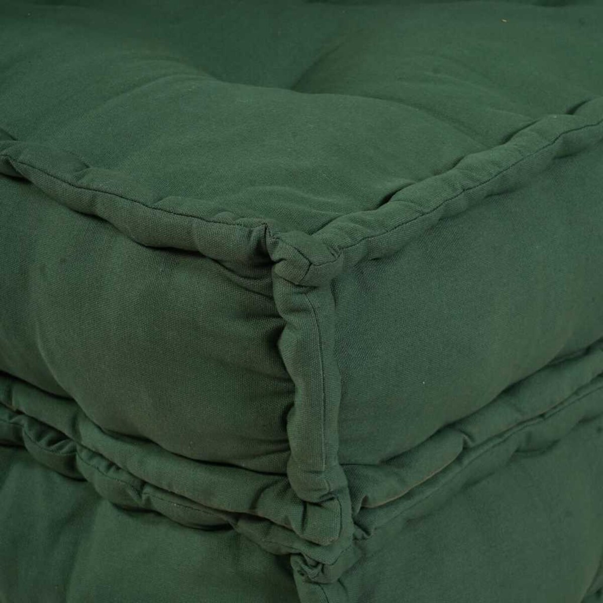 vidaXL Modułowa sofa zielony 70x70x36 tkanina