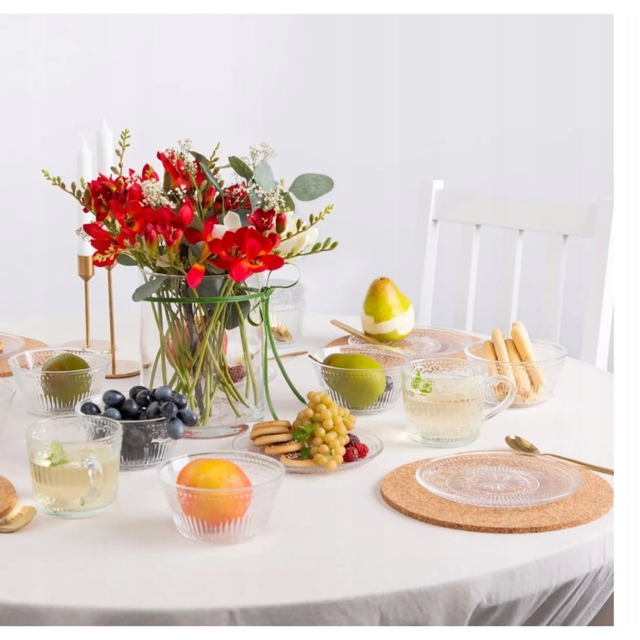 6x KUBEK FILIŻANKA szklanka 450 ml na herbatę kawę latte desery prezenty