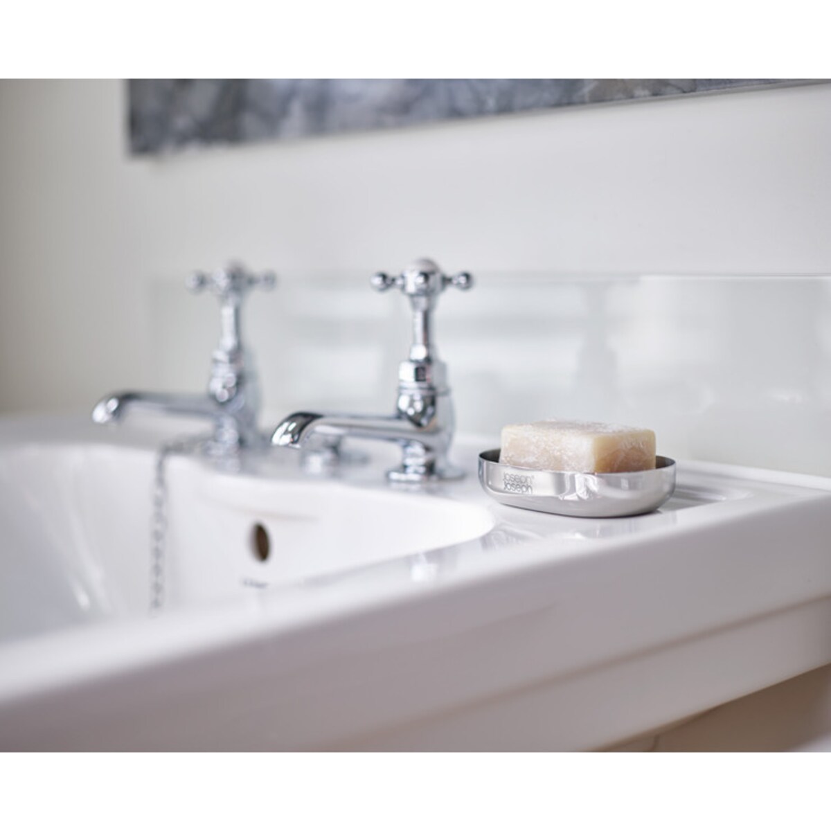 Mydelniczka stalowa EasyStore Luxe, 2.5 x 11.5 x 8 cm, Joseph Joseph