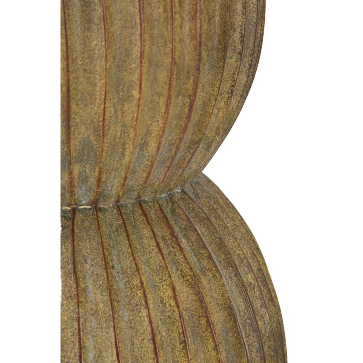 Osłonka dekoracyjna Breeze, kolor przygaszona zieleń, tlenek magnezu (MgO), 25 x 25 x 52,5 cm, na doniczkę do salonu, Mauro Ferretti