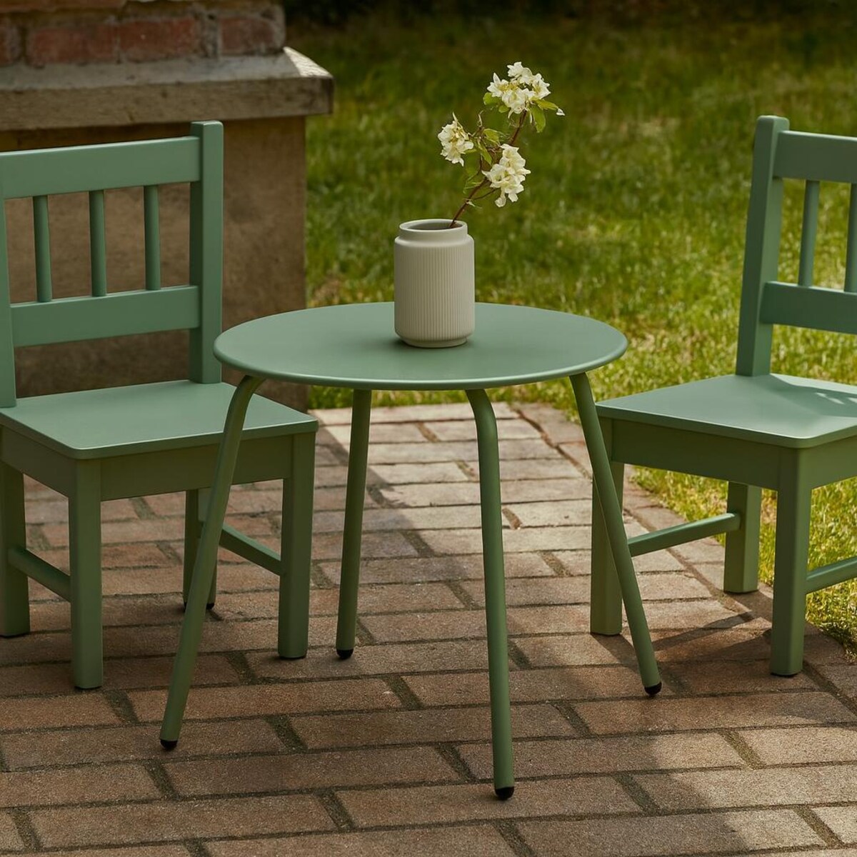 Okrągły stolik stalowy tarasowy RONDO, Ø 50 cm