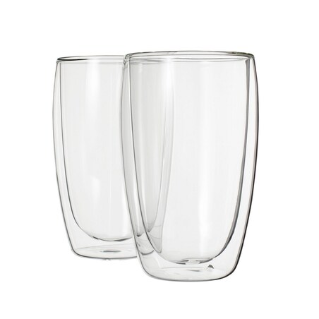 PETER Komplet 2 szklanek 450ml 8x8xh15cm podwójne ścianki
