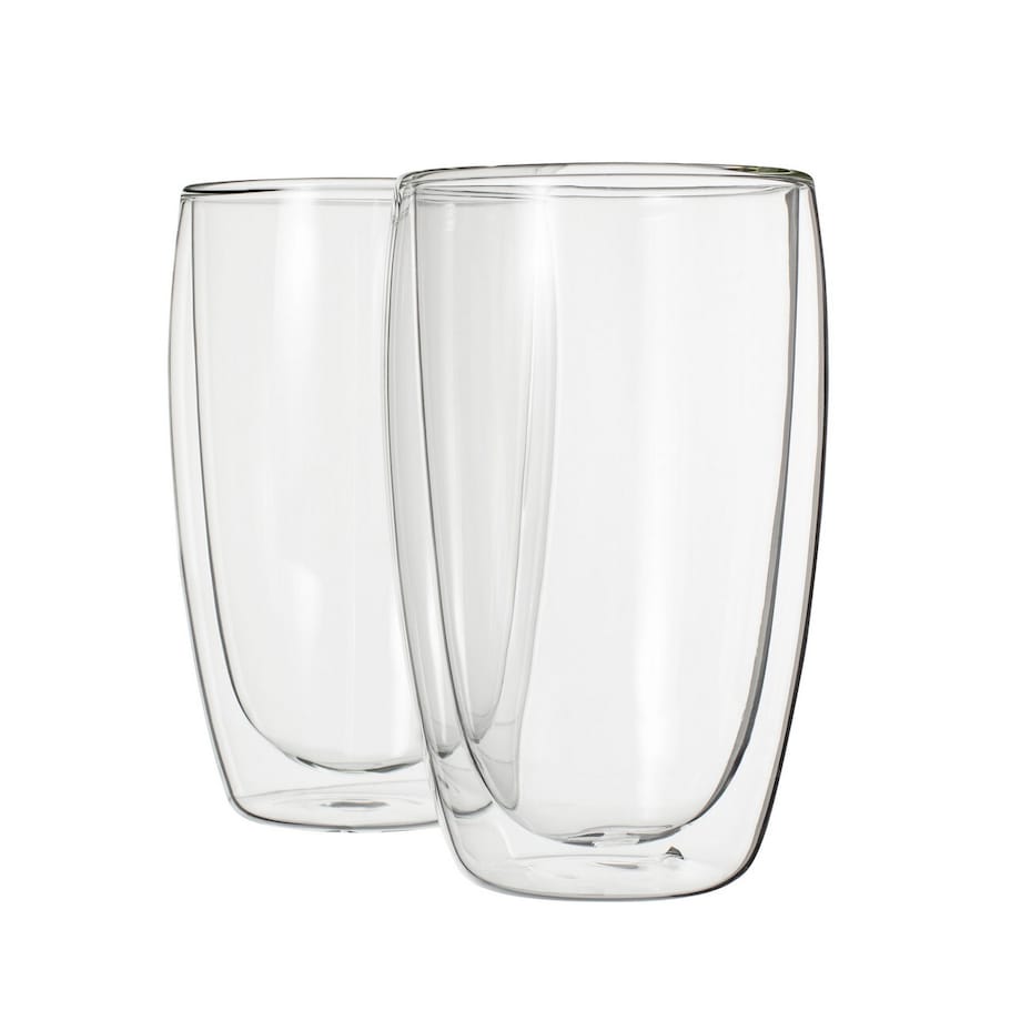 PETER Komplet 2 szklanek 450ml 8x8xh15cm podwójne ścianki