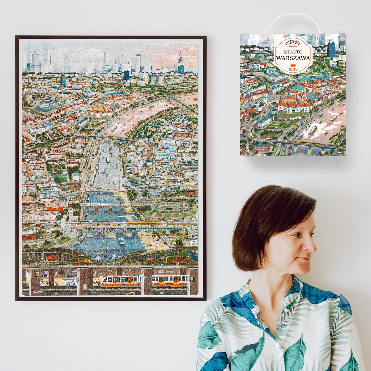 Puzzlove CzuCzu Miasto Warszawa 1000 el.