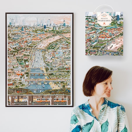 Puzzlove CzuCzu Miasto Warszawa 1000 el.