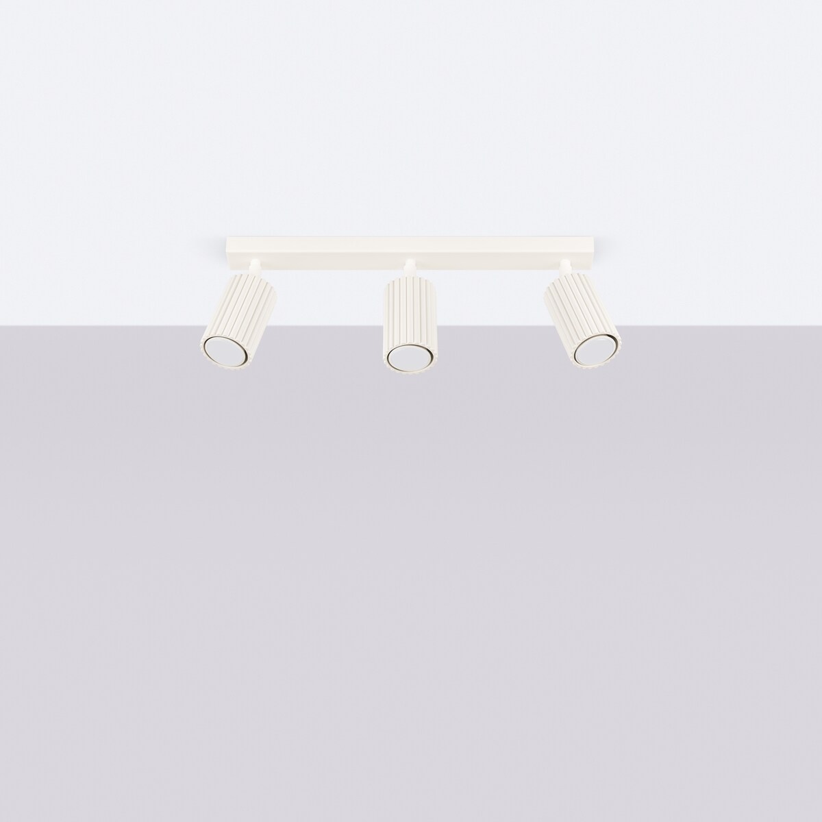 Plafon KARBON 3L beżowy