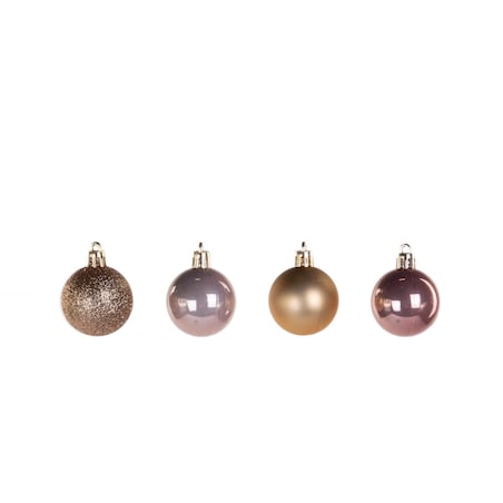 Zestaw bombek choinkowych, Ø 4 cm, 20 sztuk