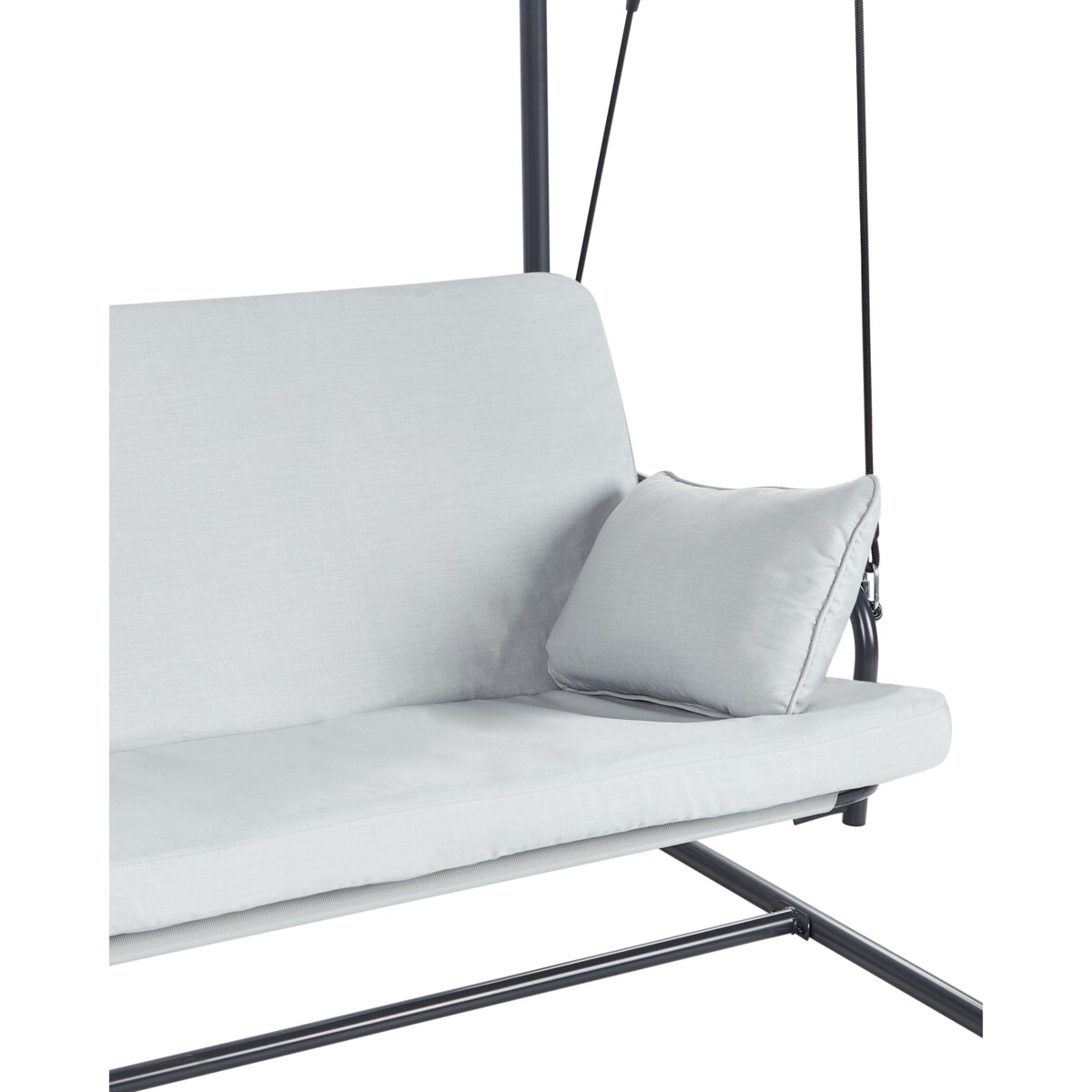 Huśtawka ogrodowa MARSCIANO Metal Jasnoszary