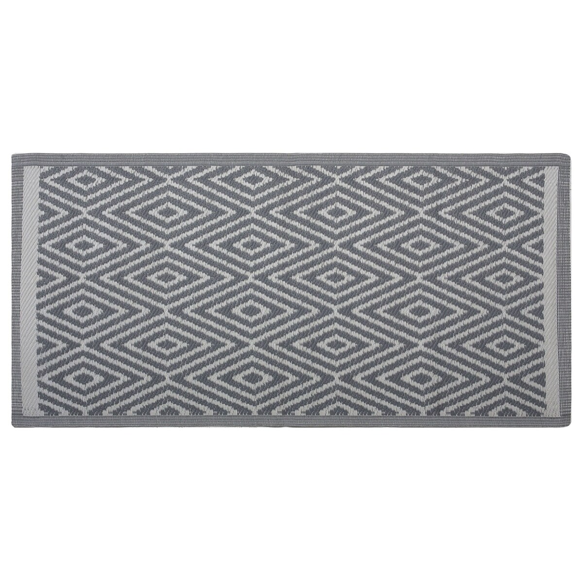 Dywan zewnętrzny 90 x 150 cm jasnoszary SIKAR