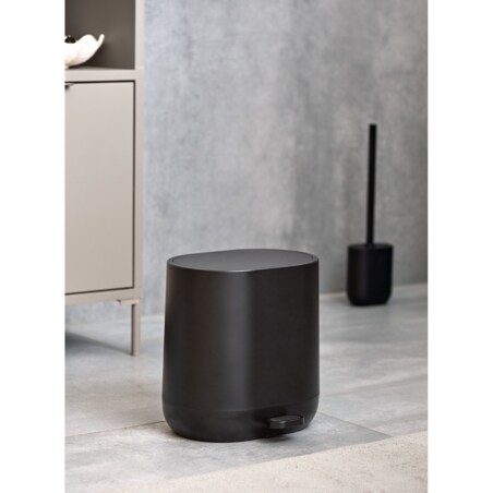 Kosz łazienkowy 6 litrów 26,5x26x22,5 cm DINKA czarny