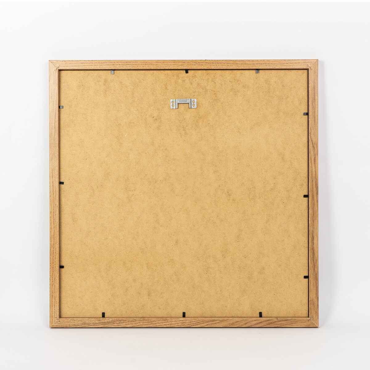 Ramka na zdjęcia 40x40 cm dębowa rama MDF z plexi do powieszenia pion poziom klasyczna kwadratowa ramka FRAMAI®