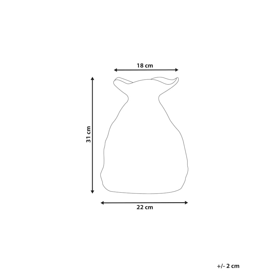 Kamionka Wazon na kwiaty 31 cm Czarny COONTAIL