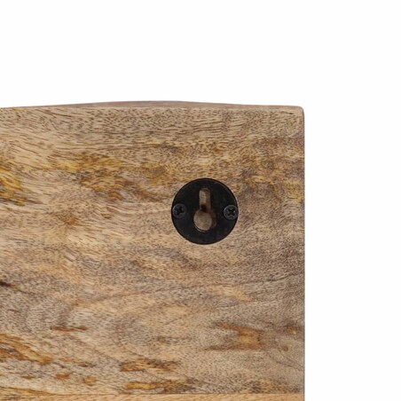 vidaXL Wieszak ścienny na płaszcze, z 4 haczykami, lite drewno mango