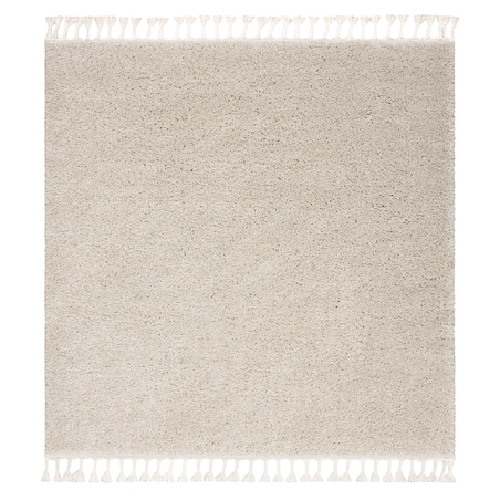 Dywan kwadratowy BERBER 9000 krem Frędzle 160x160 cm