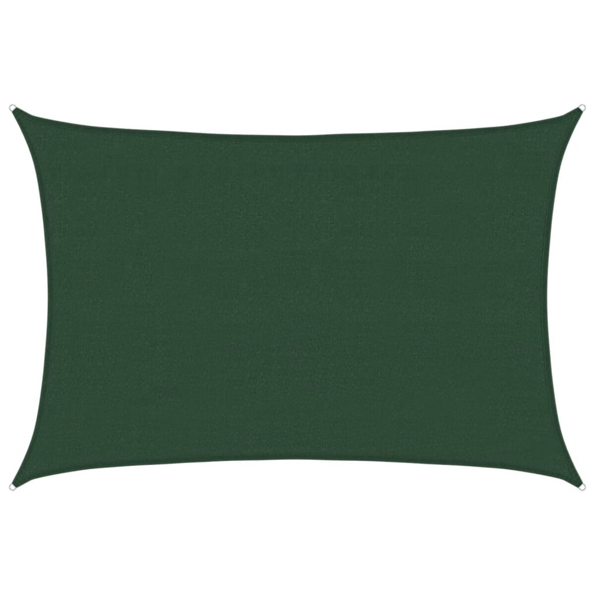 vidaXL Żagiel przeciwsłoneczny, 160 g/m², ciemnozielony, 4x6 m, HDPE