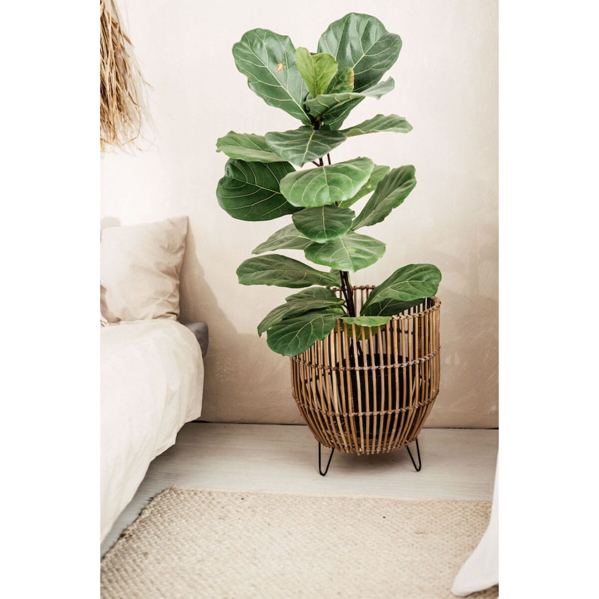 DONICA KOSZ RATTANOWA SZARA LAURA L