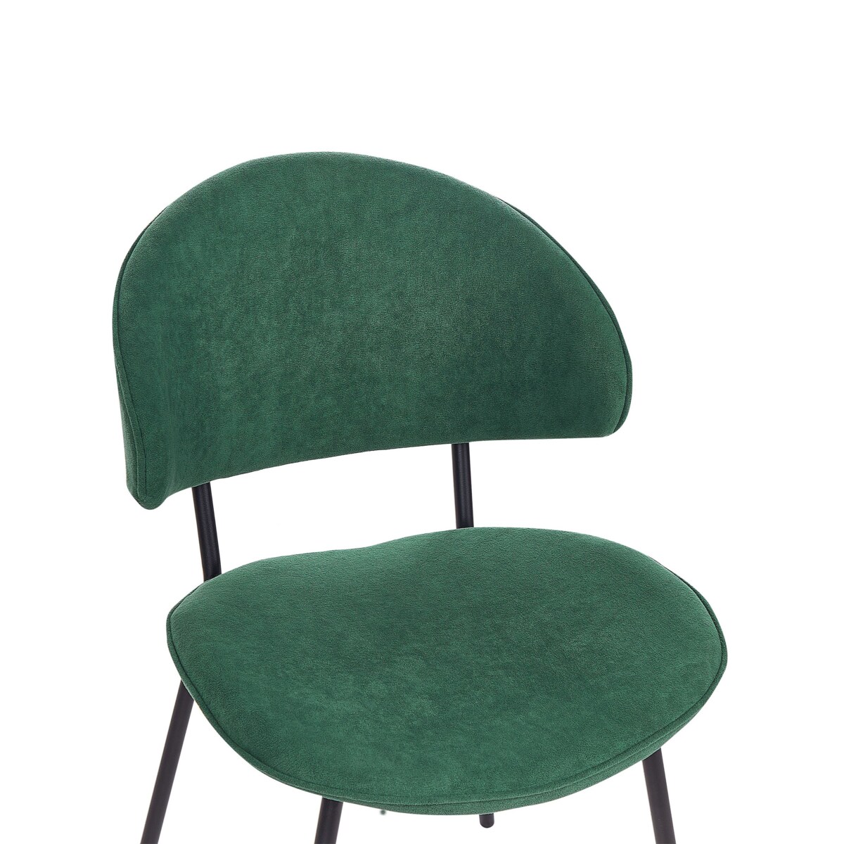 Zestaw 2 krzeseł do jadalni zielony KIANA